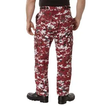 BDU Pants | Tactical Pants For Men | Red Digital Camouflage