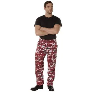 BDU Pants | Tactical Pants For Men | Red Digital Camouflage