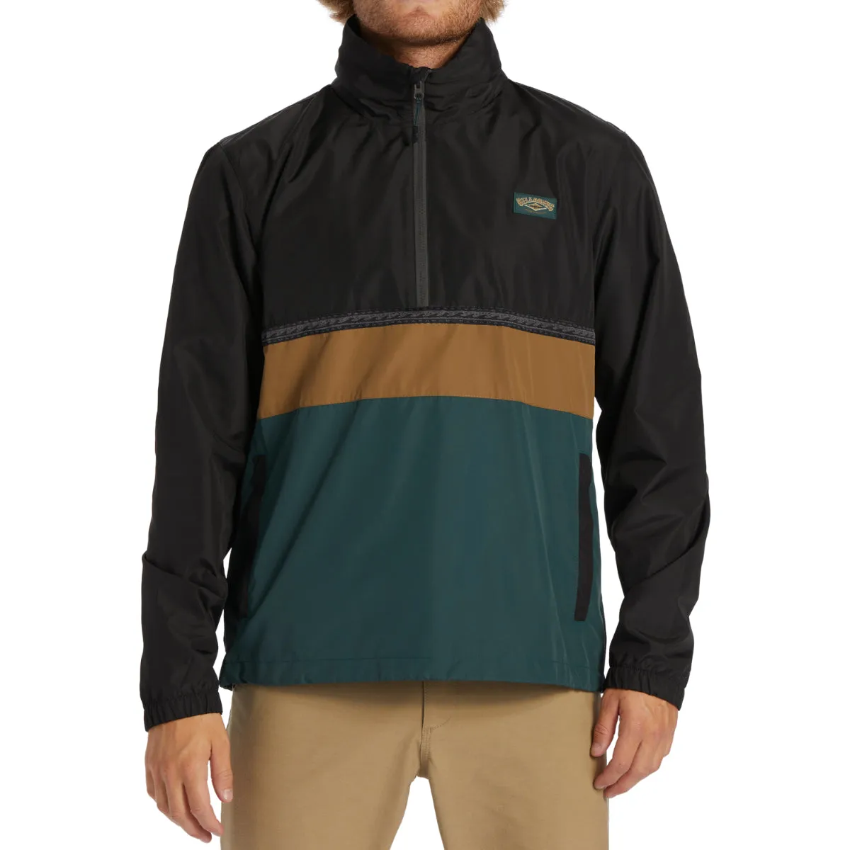 Billabong Windswell Anorak Windbreaker Half-Zip Pullover Jacket