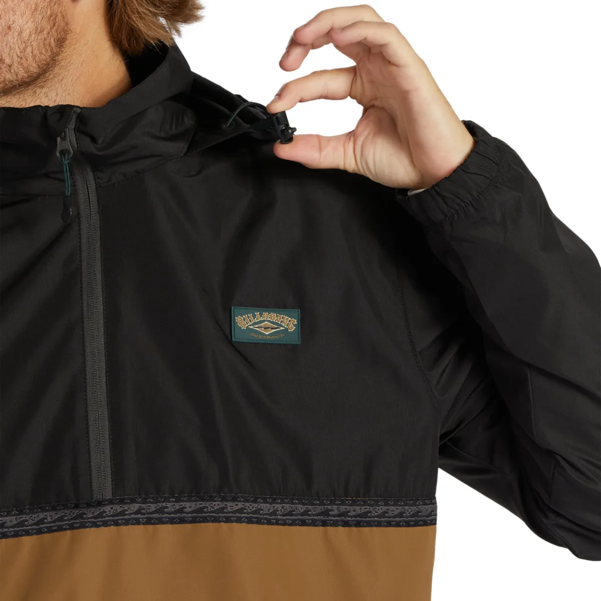 Billabong Windswell Anorak Windbreaker Half-Zip Pullover Jacket