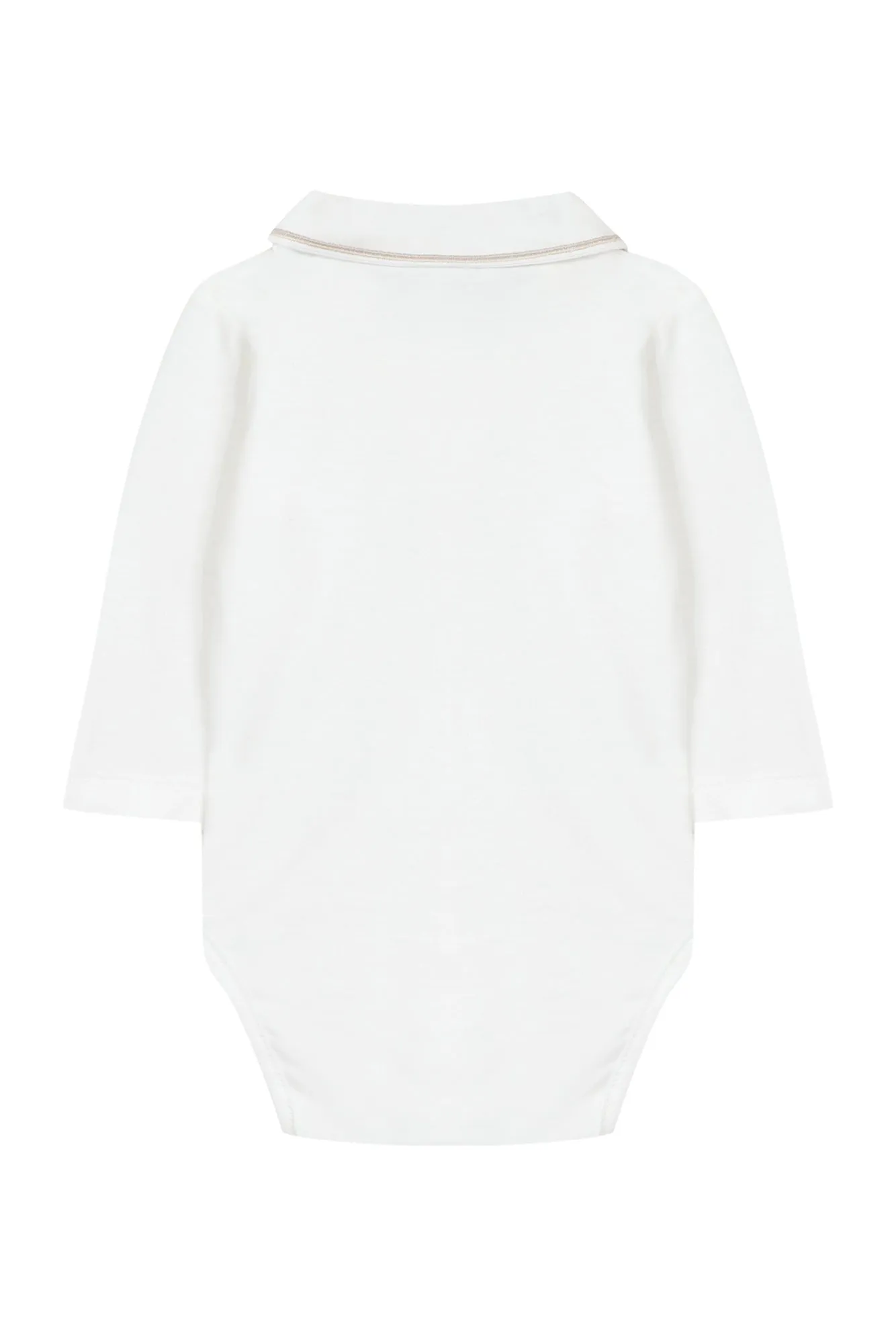 Bodysuit - Peter Pan Collar w/ Trim