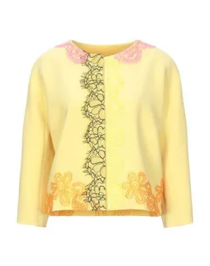 Boutique Moschino Women Blazer Yellow 12 UK