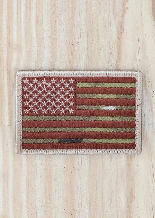 Camo American Flag Patch