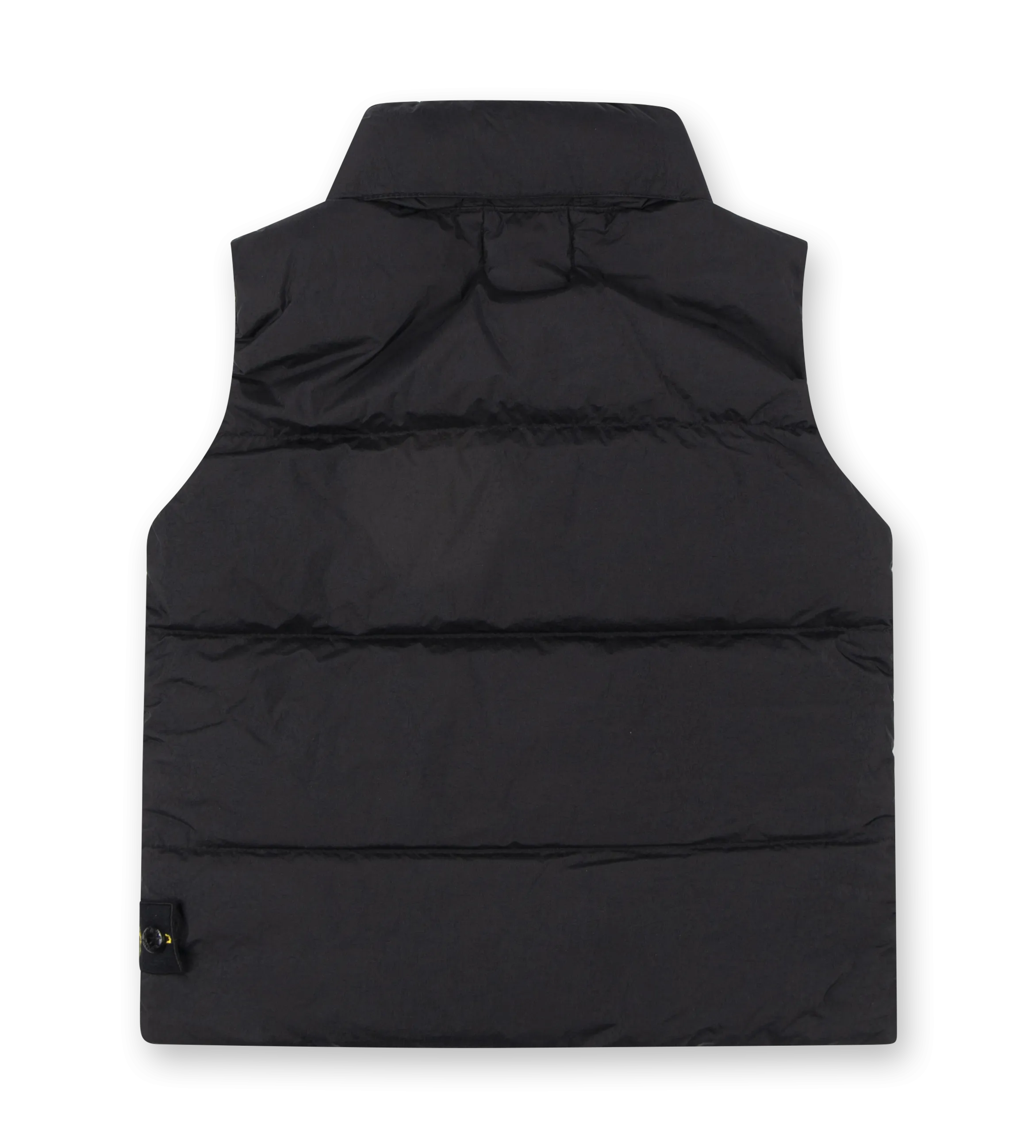 Compass-badge Padded Vest Black