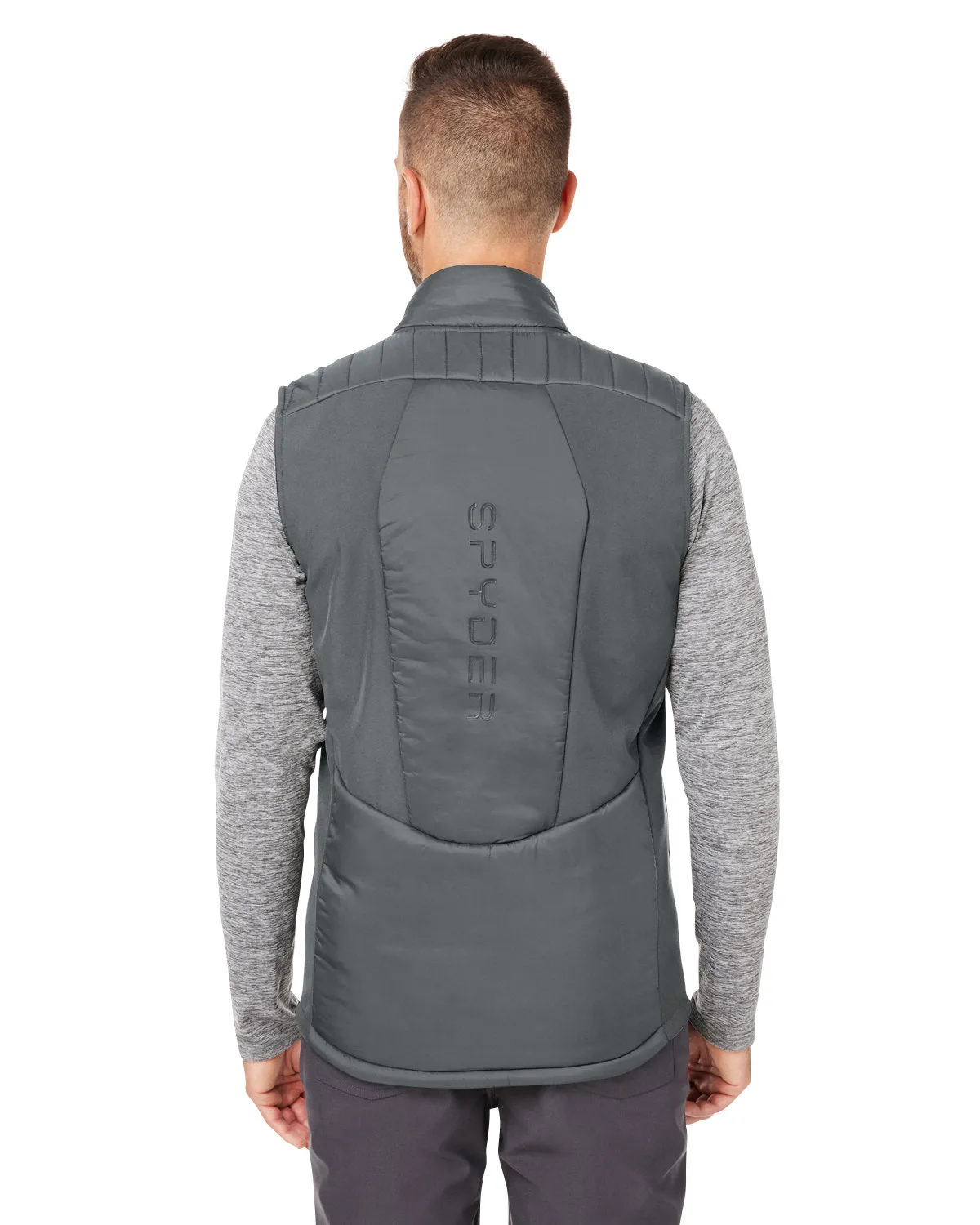 Custom Spyder Men's Challenger Vests, Polar