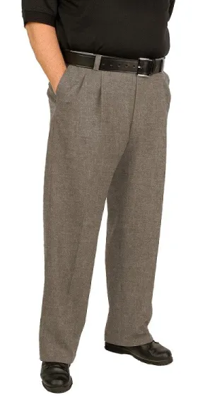 Davis 94X V1 Heather Gray Pleated Expandable Waistband Base Umpire Pants