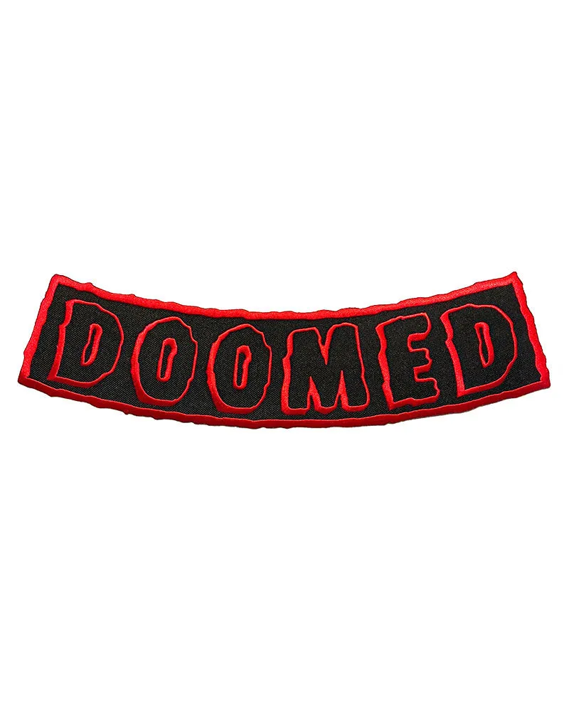 DOOMED Large Back Patch - Black