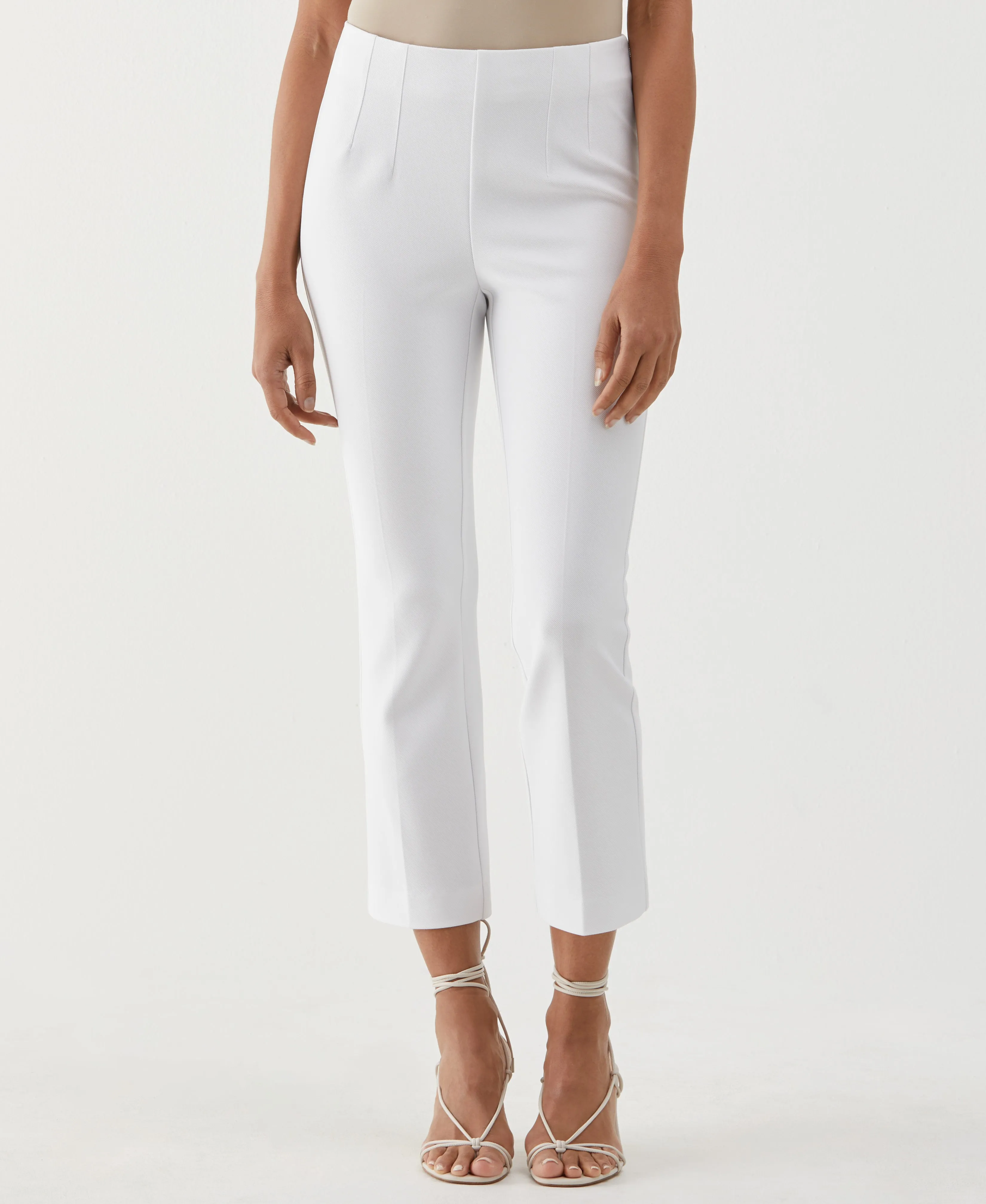 Double Dart Crop Bootcut Pant