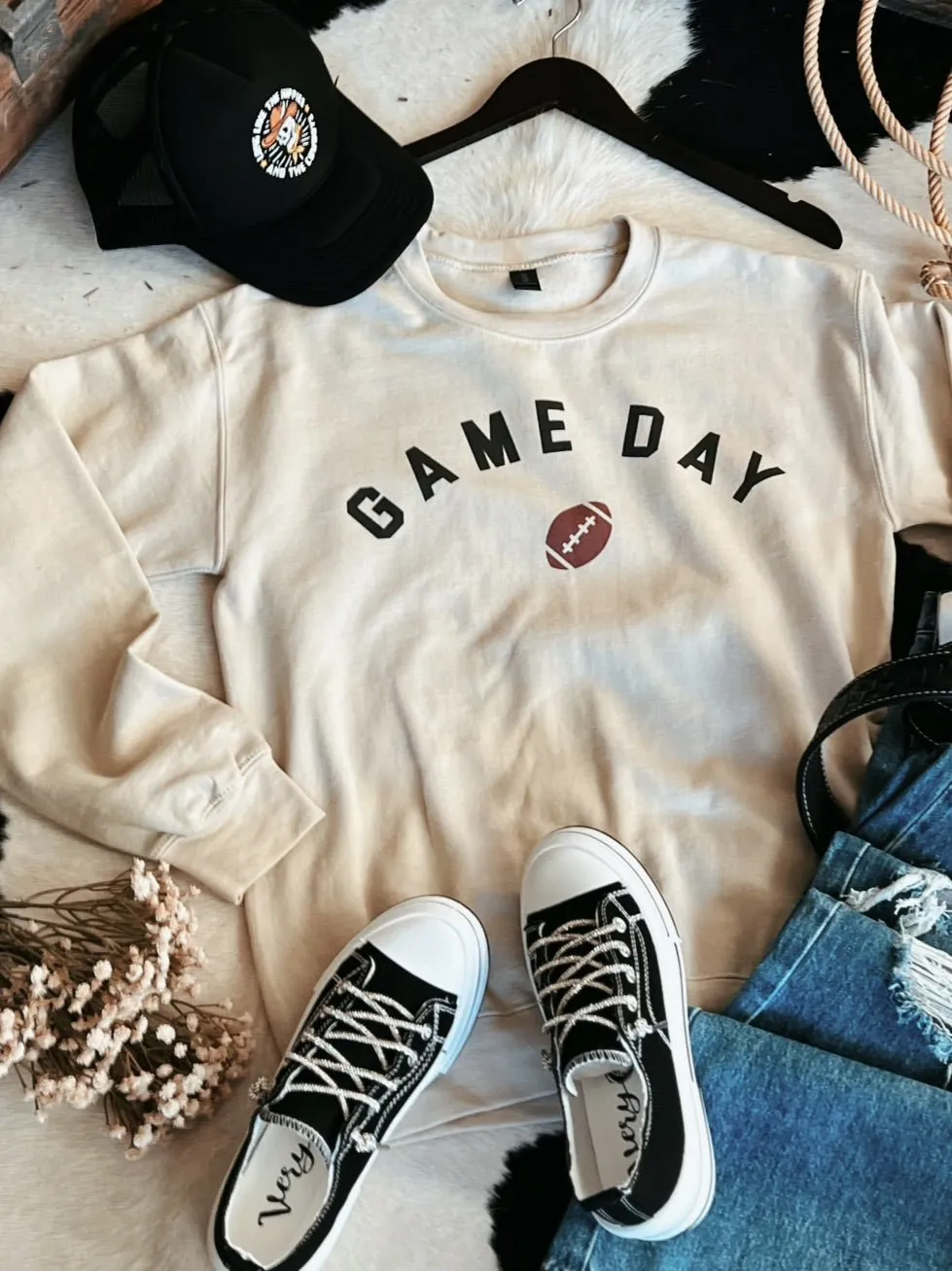 Game Day Crew Neck Sweatshirt