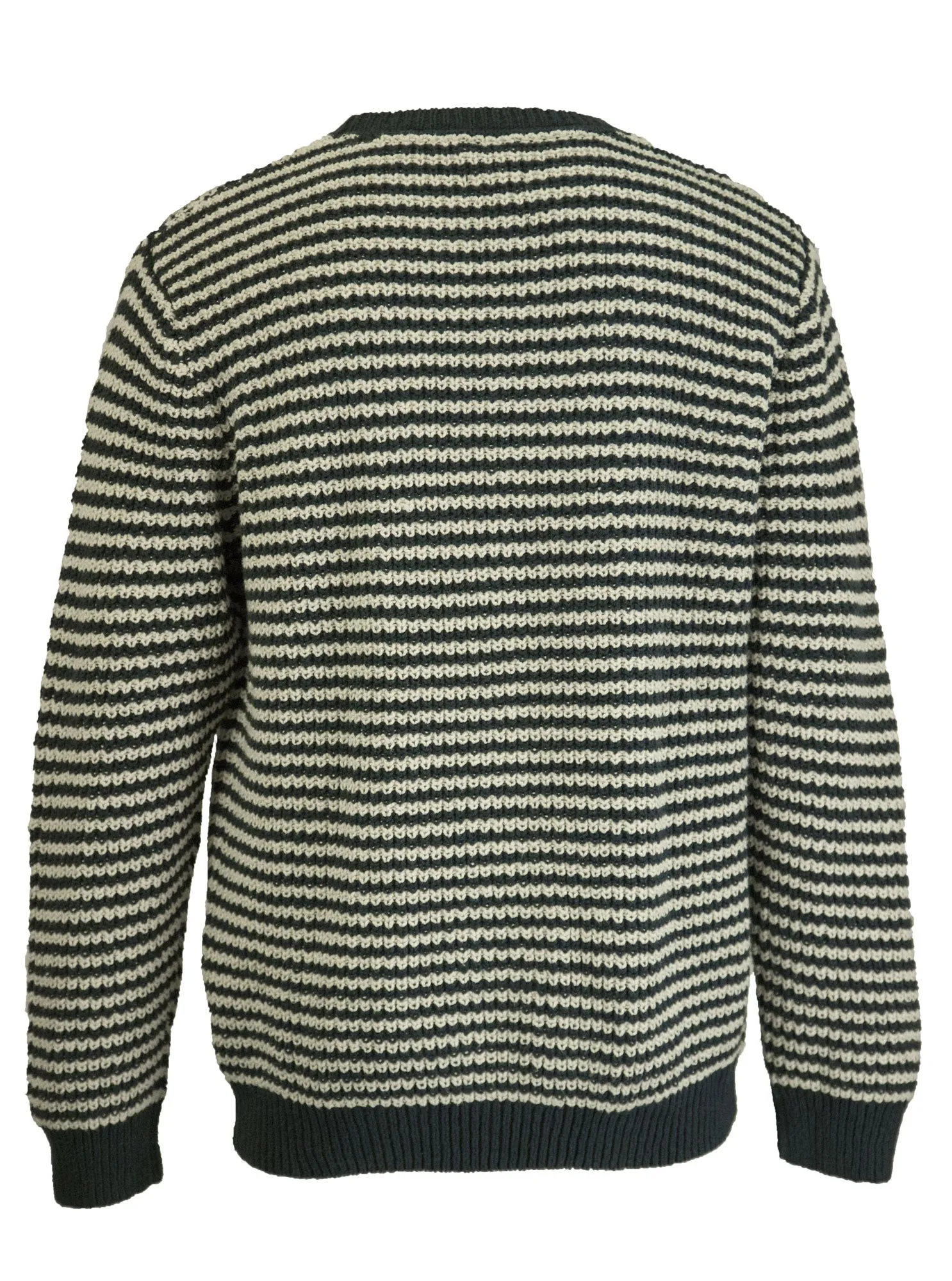 GANT Men's Storm Blue MT Cotton Chunky Stripe Crew 84667 Size 3XL $155 NWT