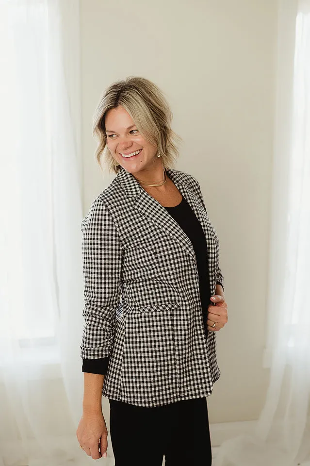 Gingham Check Jacket