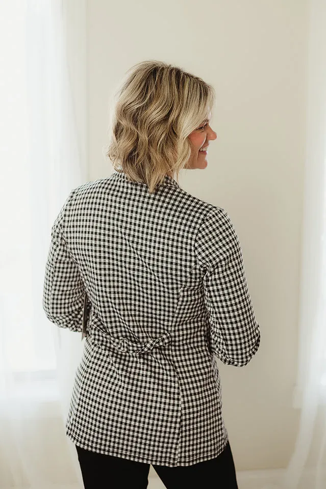 Gingham Check Jacket