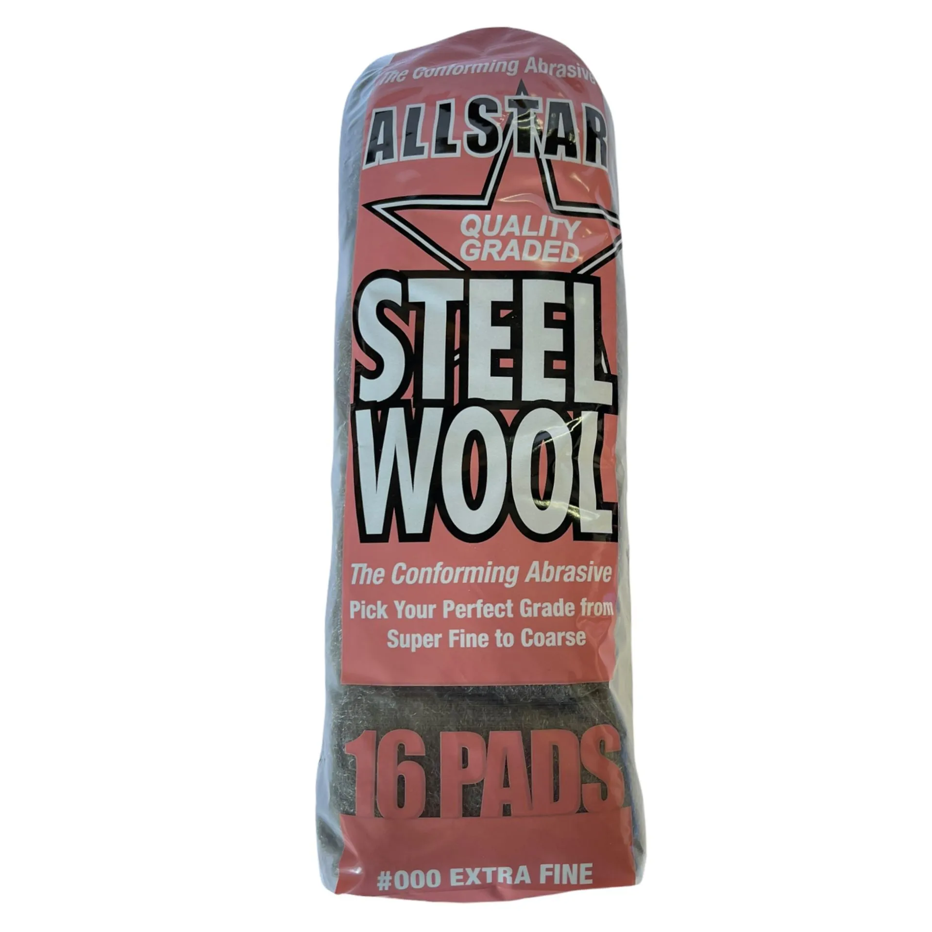 Hi Tech AllStar Steel Wool 16 Pack Grade #00 & #000