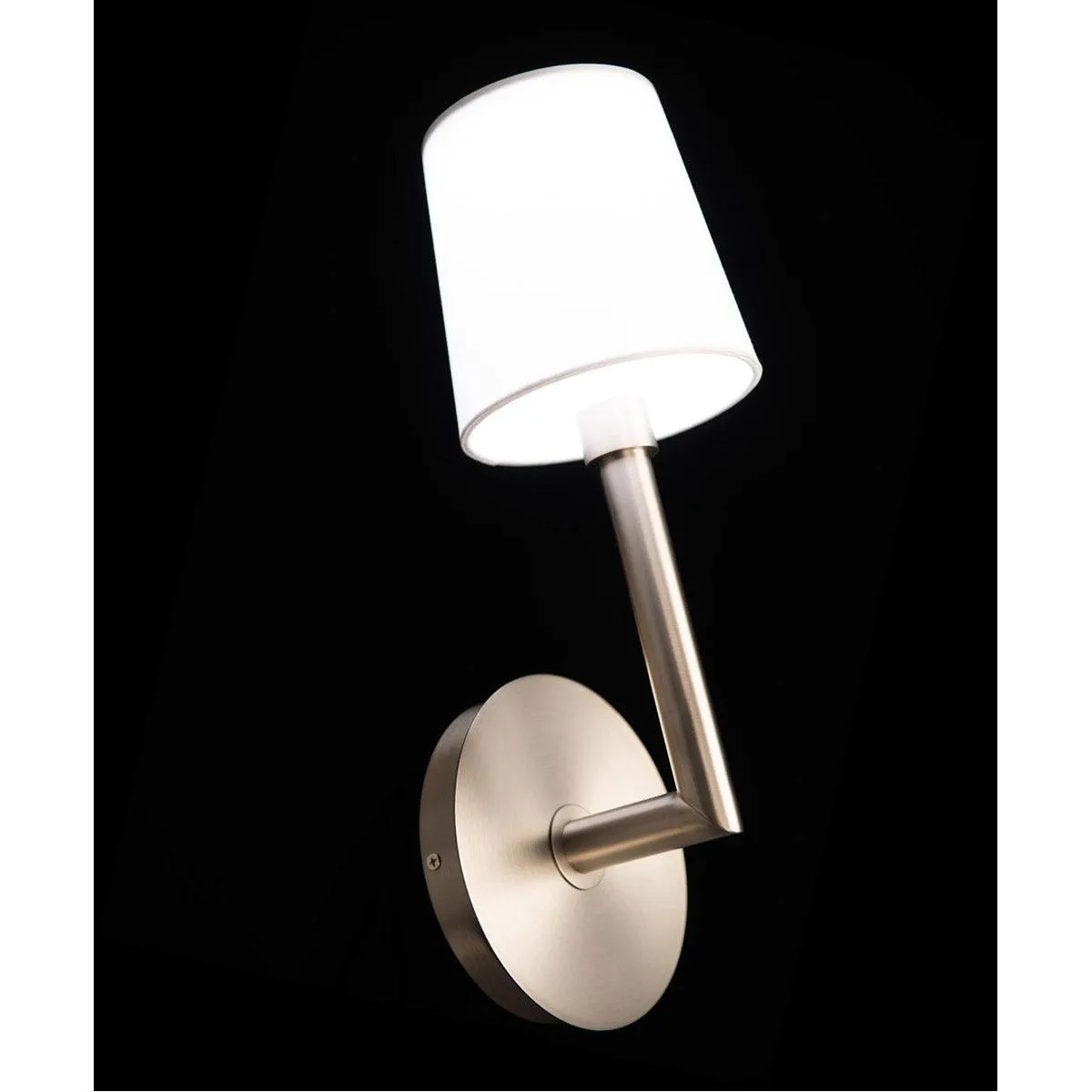 Jenna 17 In LED Armed Sconce 748 Lumens 3000K Nickel Finish