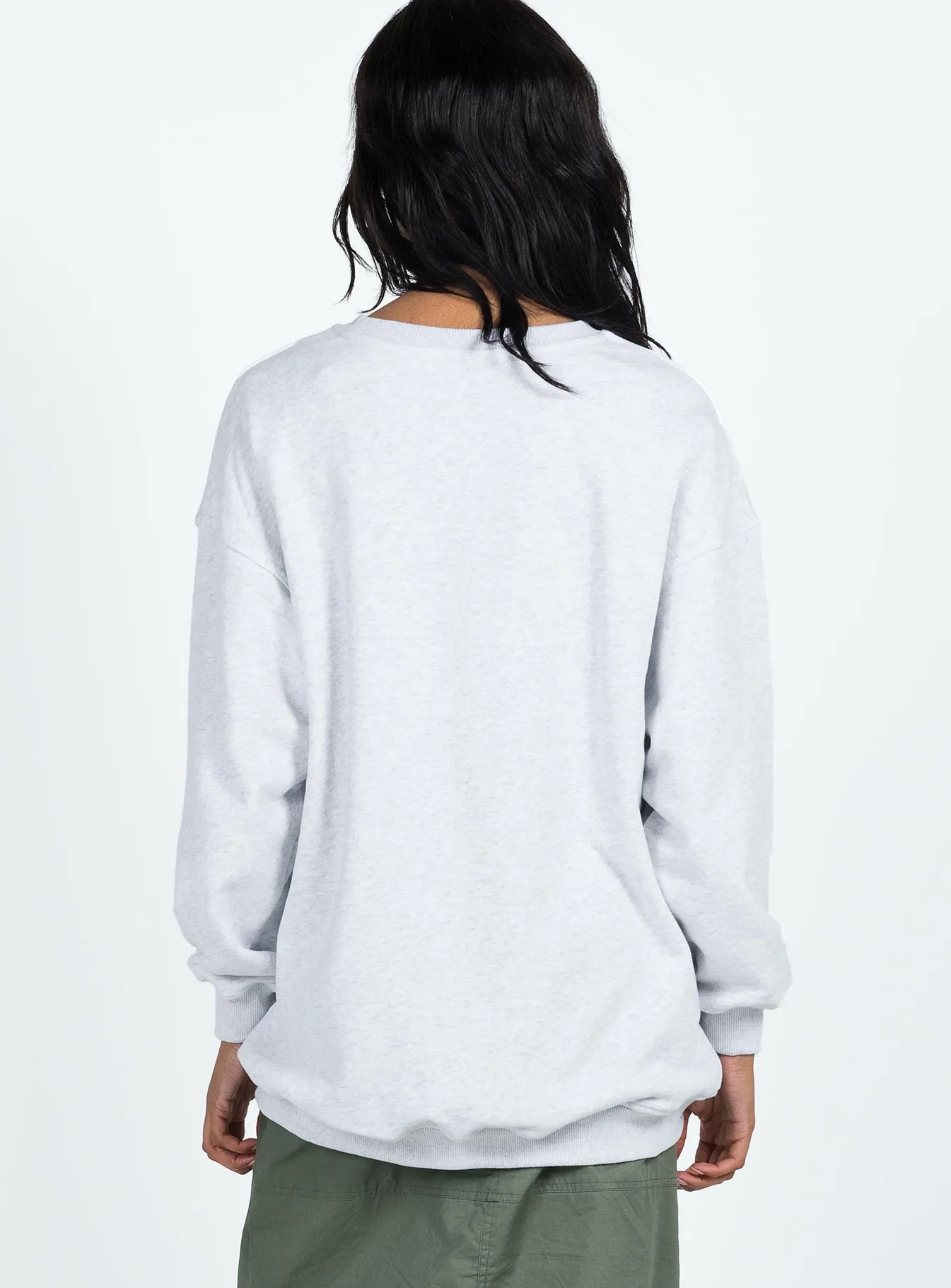 JGR & STN Clubhouse Oversized Sweatshirt Grey