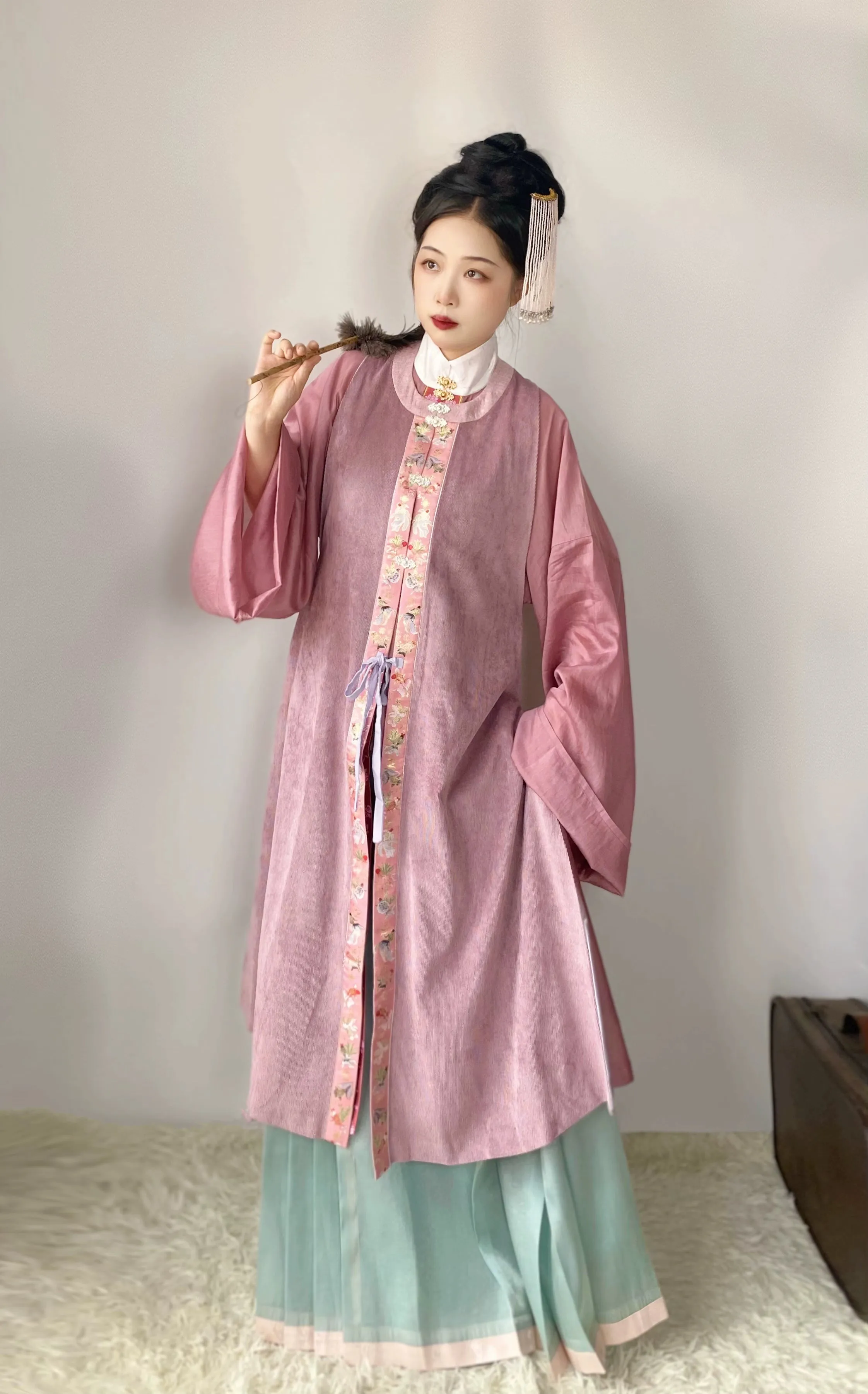 Jinyu Matang 金玉满堂 Ming Dynasty Variety Collar Bijia Pi Ao Corduroy Jackets