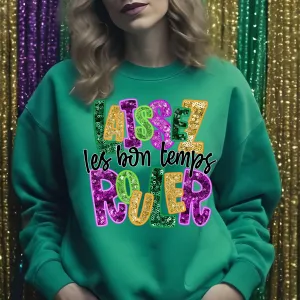 Laissez Les Bon Temps Rouler Sweatshirt-2 COLORS