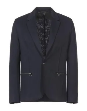 Lanvin Man Blazer Dark blue 40 suit