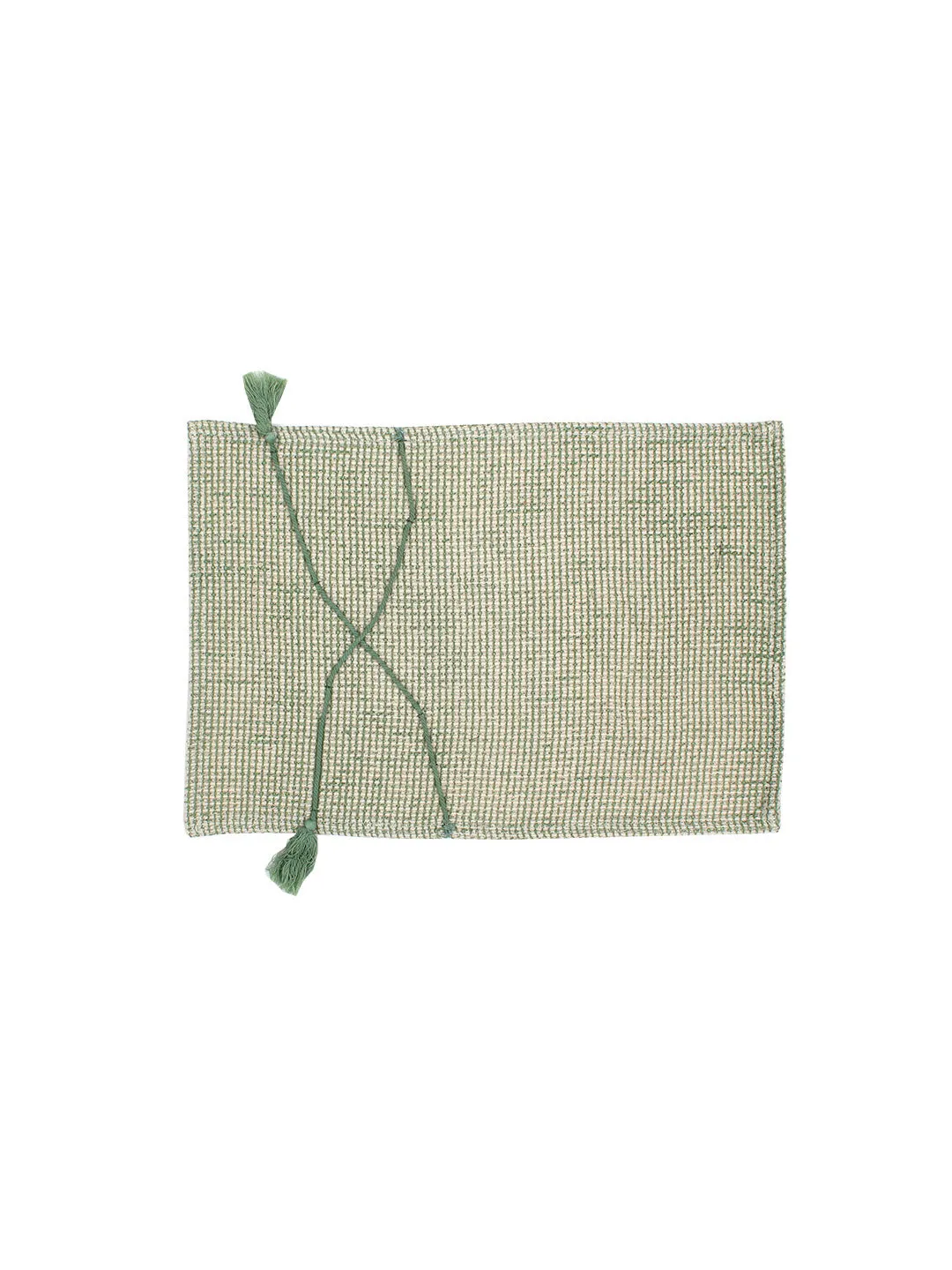 Latika - Set Of 6 Placemats (Green)