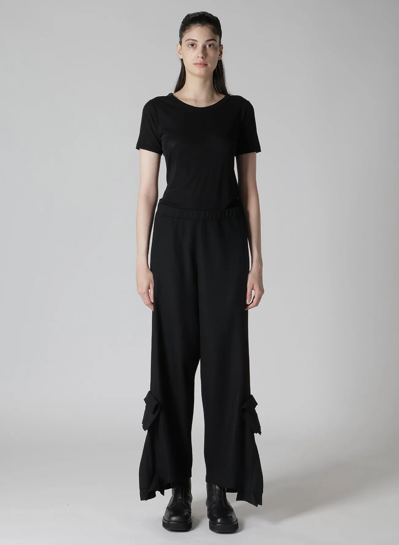 LUMINARY P SMOOTH BOX DETAIL PANTS