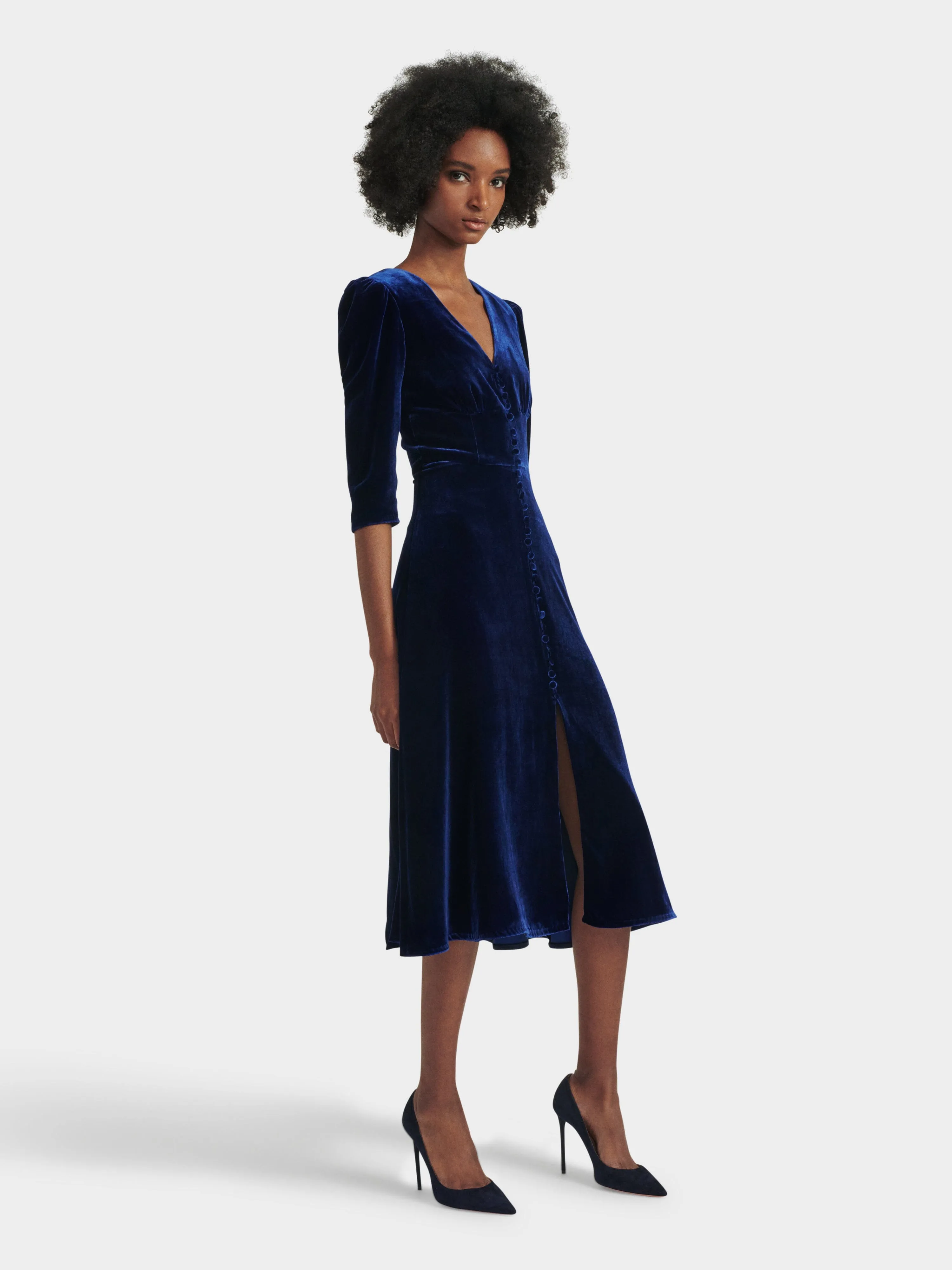 Margot B Dress in Sapphire