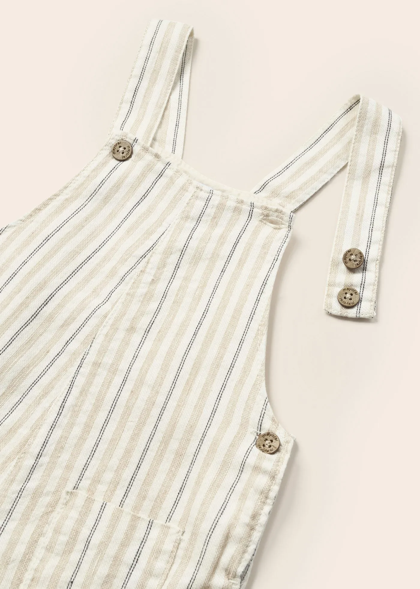 Mayoral Toddler Boy Linen Short Overalls