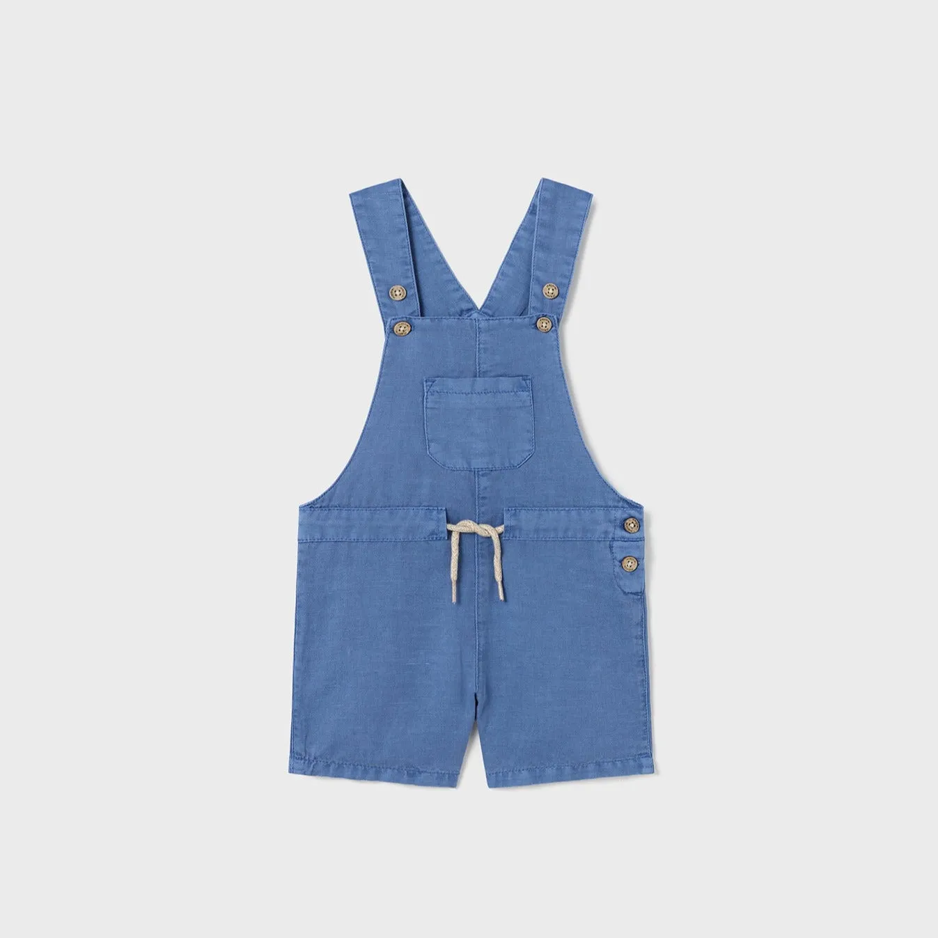 Mayoral Toddler Boy Linen Short Overalls