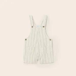 Mayoral Toddler Boy Linen Short Overalls