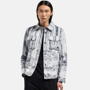 Moose Knuckles Forest Print West Shirt Jacket