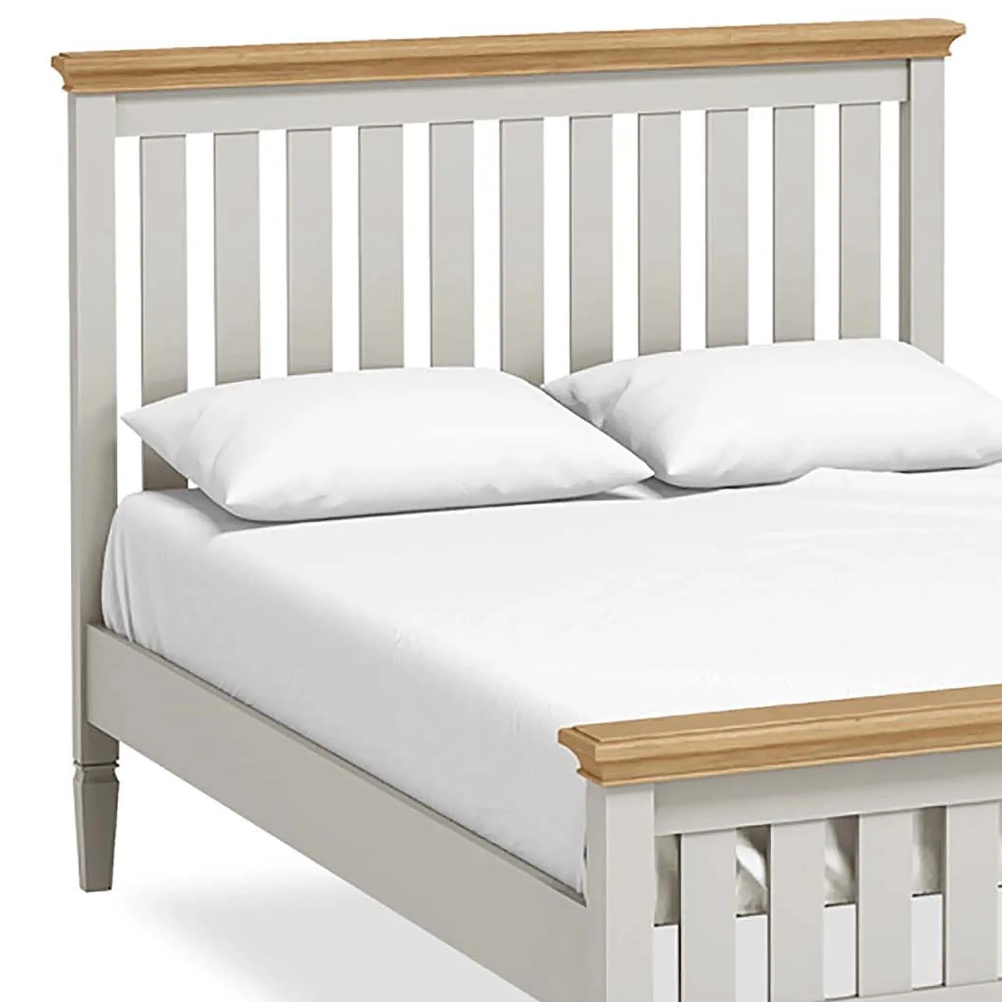 Normandy Grey 4'6" Double Bed