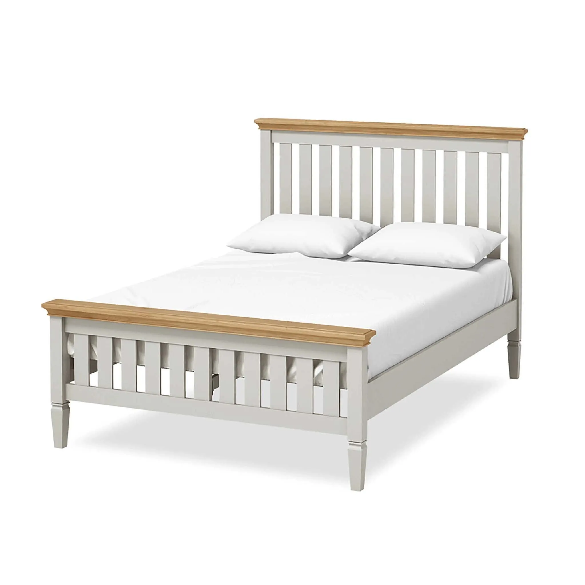 Normandy Grey 4'6" Double Bed