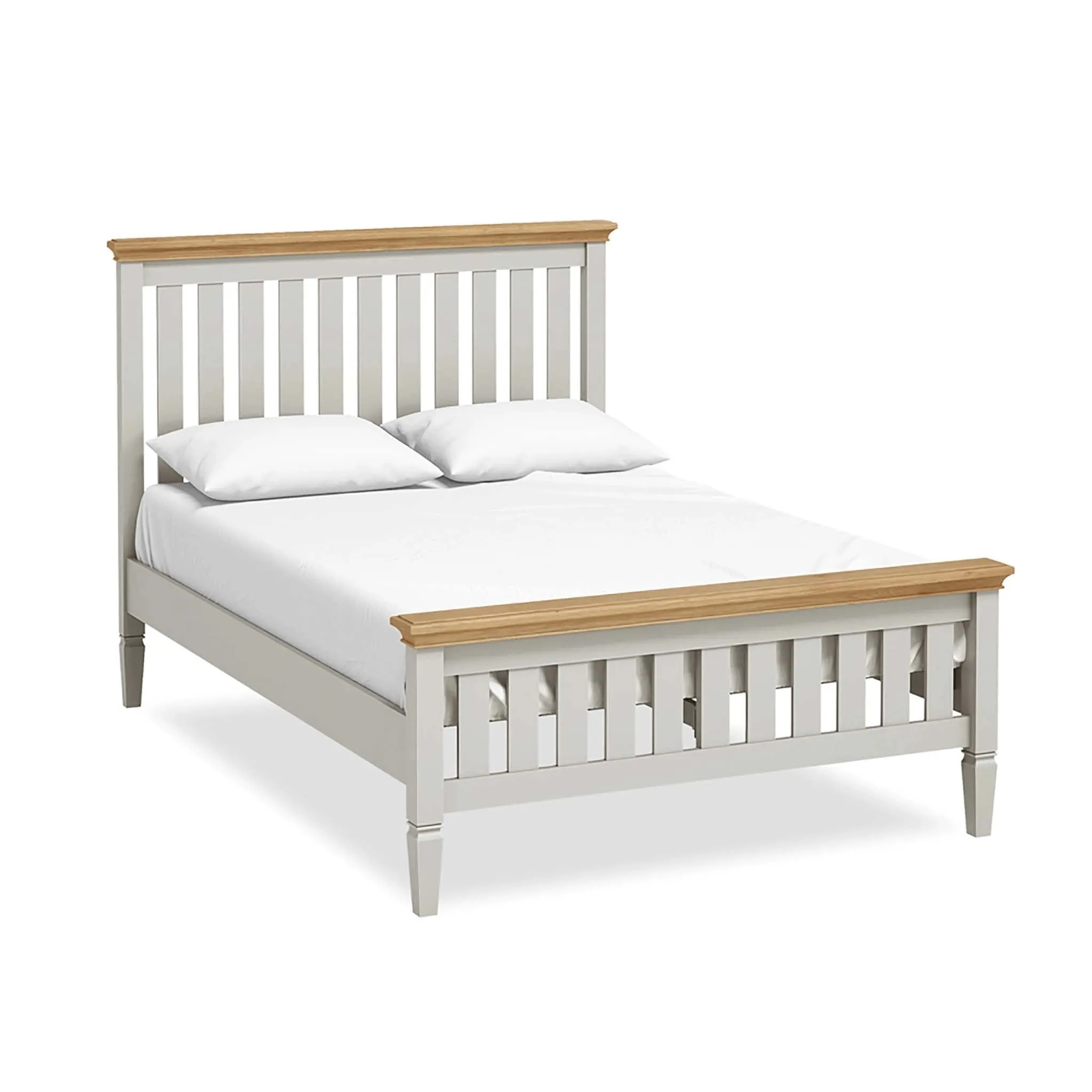 Normandy Grey 4'6" Double Bed