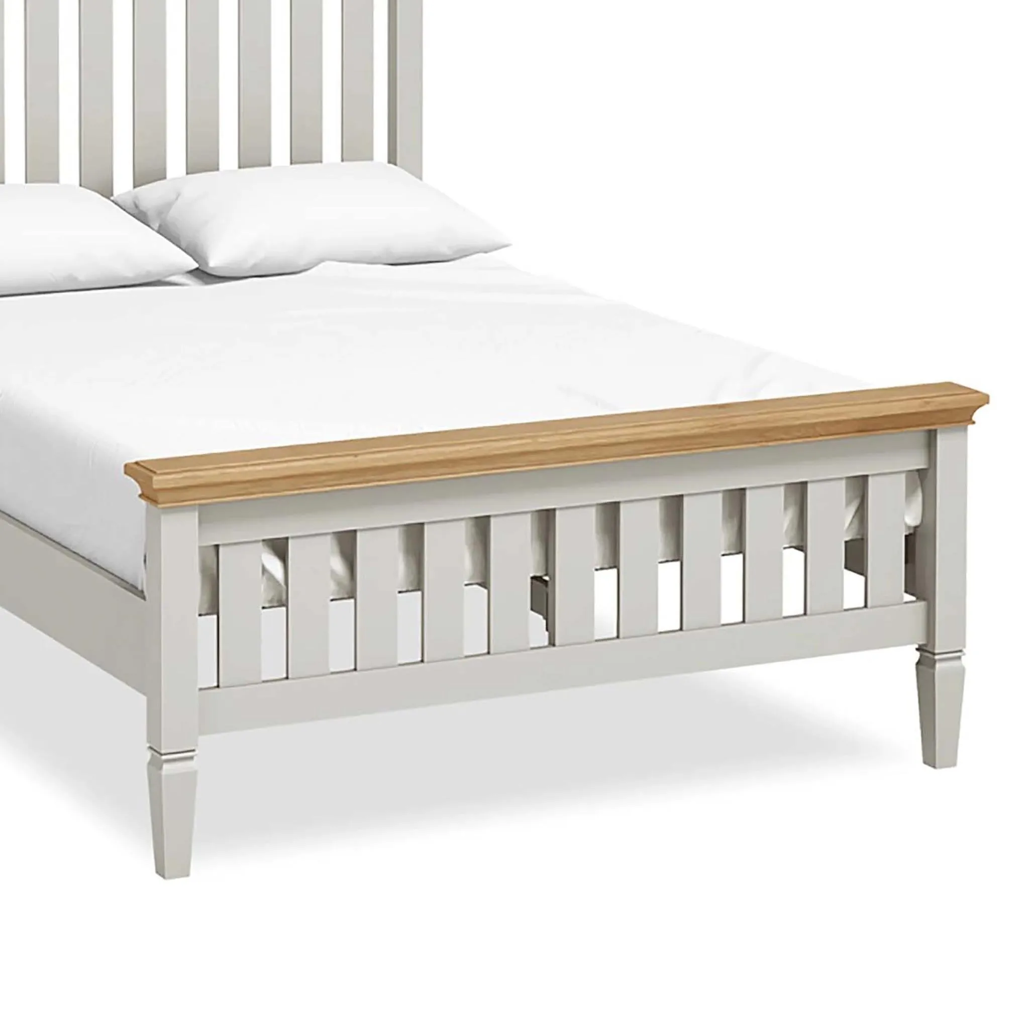 Normandy Grey 4'6" Double Bed