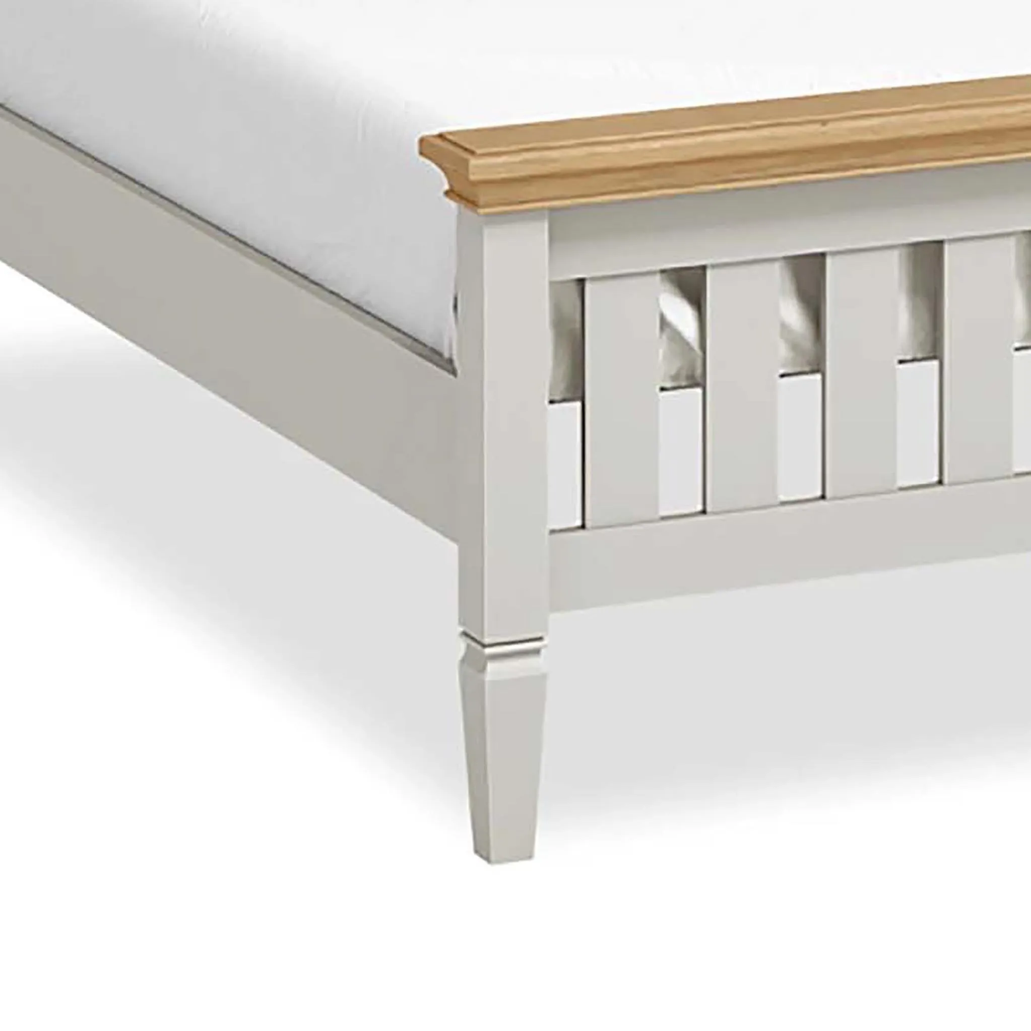 Normandy Grey 4'6" Double Bed