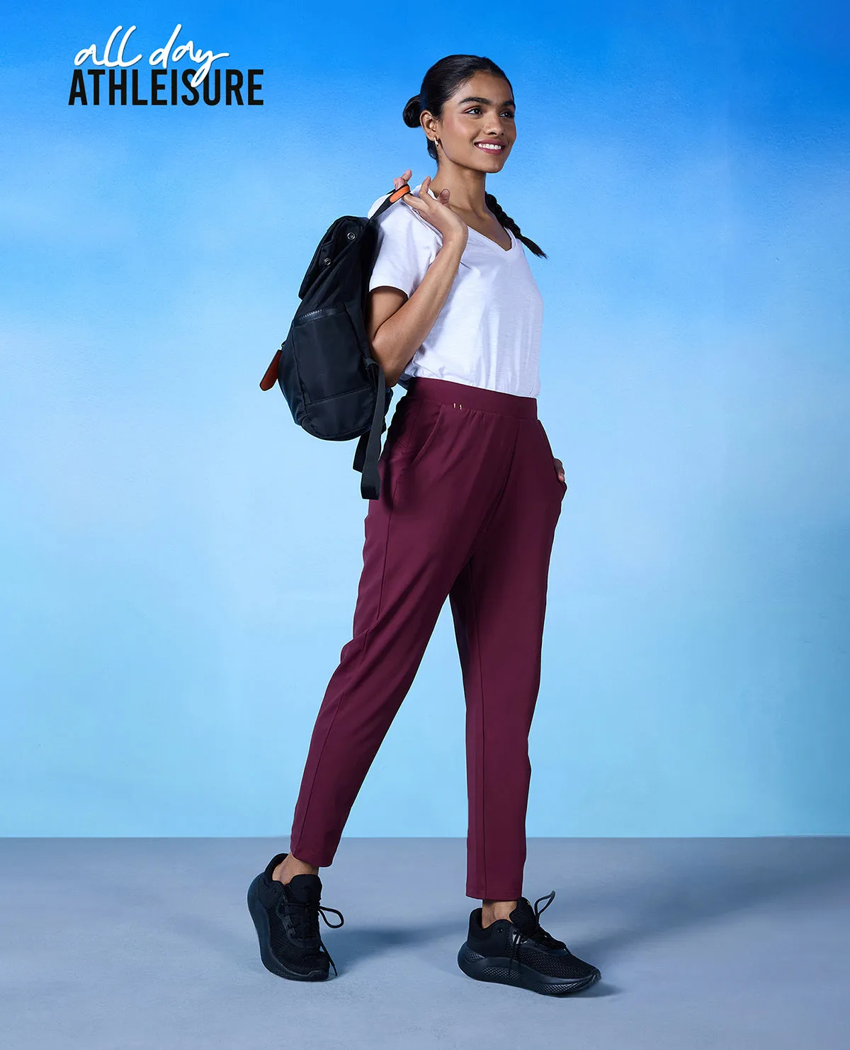 Nykd All Day Iconic Go To Travel Pant -NYAT249-Tawny port