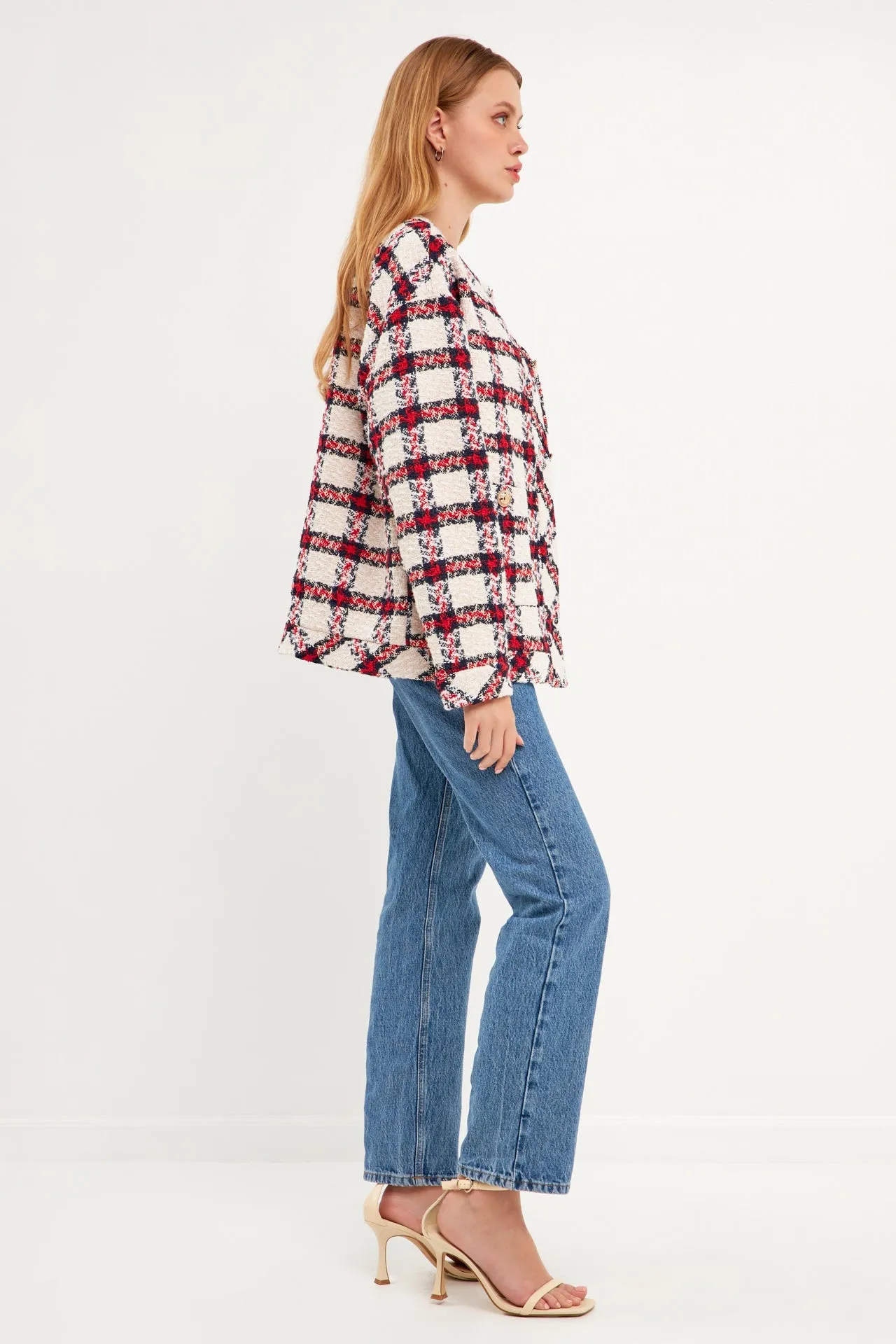 Plaid Boucle Jacket