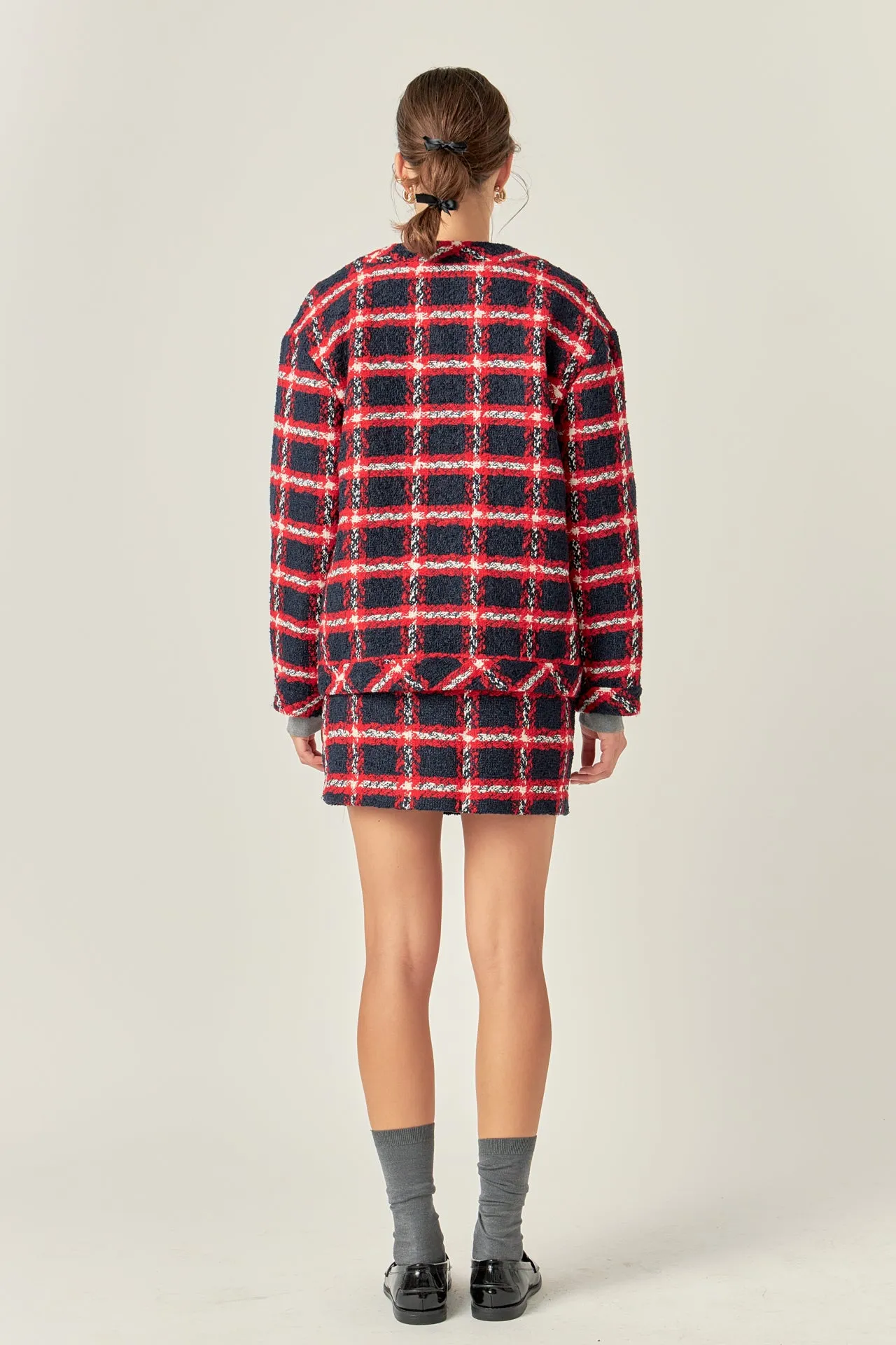 Plaid Boucle Jacket