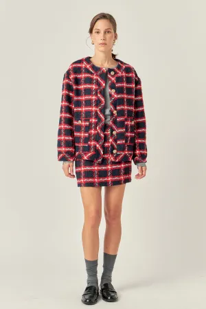 Plaid Boucle Jacket