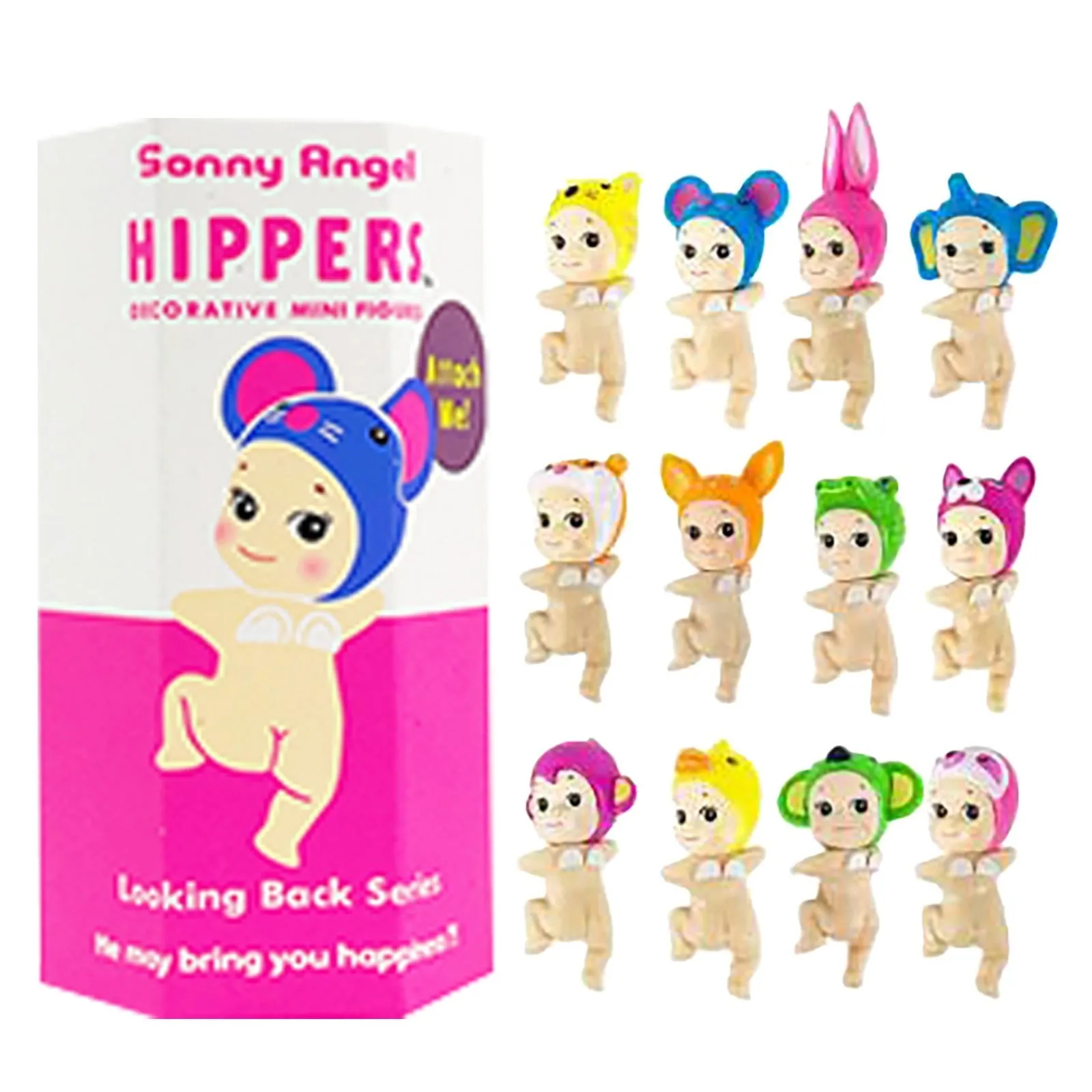 relaxed Sonny Angel HIPPERS Cat Life Series - 18 Pcs Blind Box - Mini Figure Blind Box Clearance! HIPPERS Looking Back Series