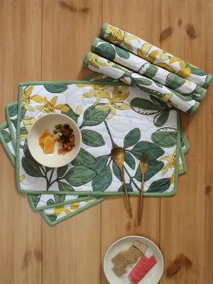 Senjana - Set Of 6 Placemats (Green)