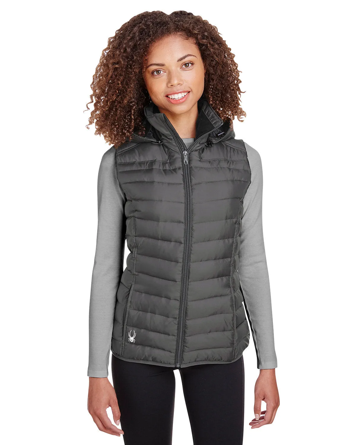 Spyder Ladies Supreme Puffer Custom Vests, Polar