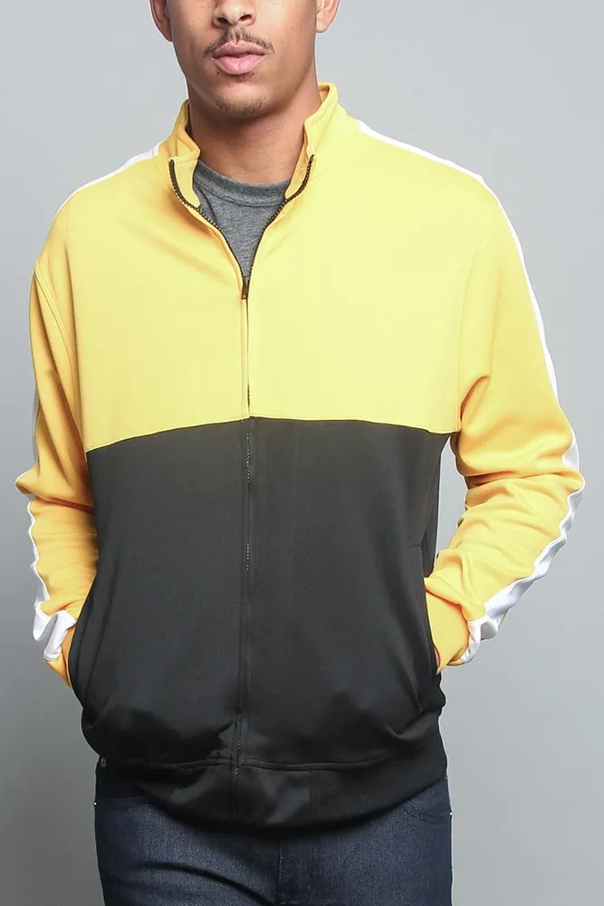 Tri-Colored Track Jacket