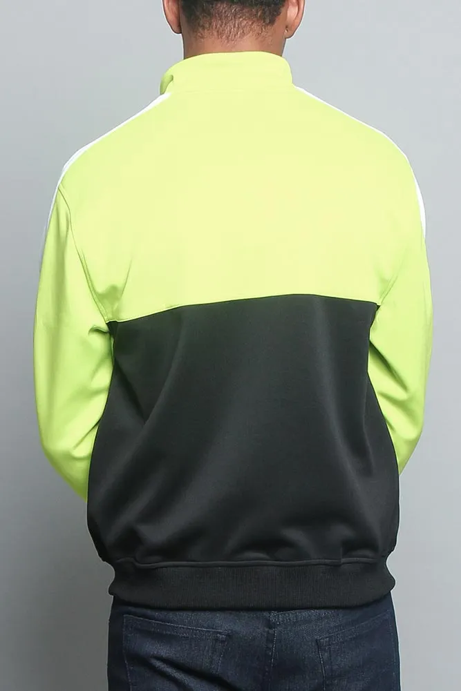 Tri-Colored Track Jacket