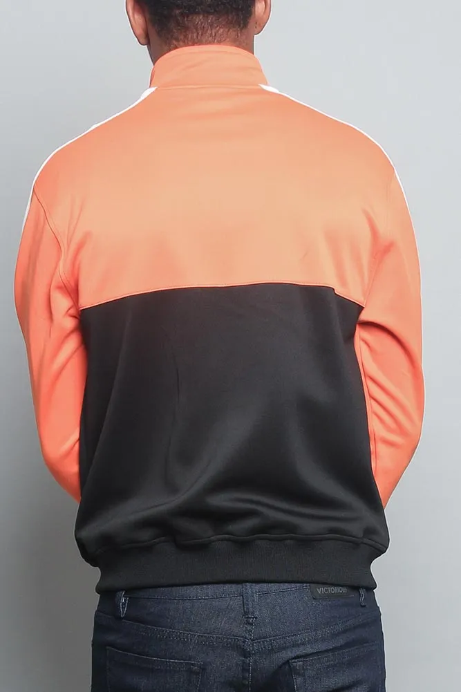 Tri-Colored Track Jacket