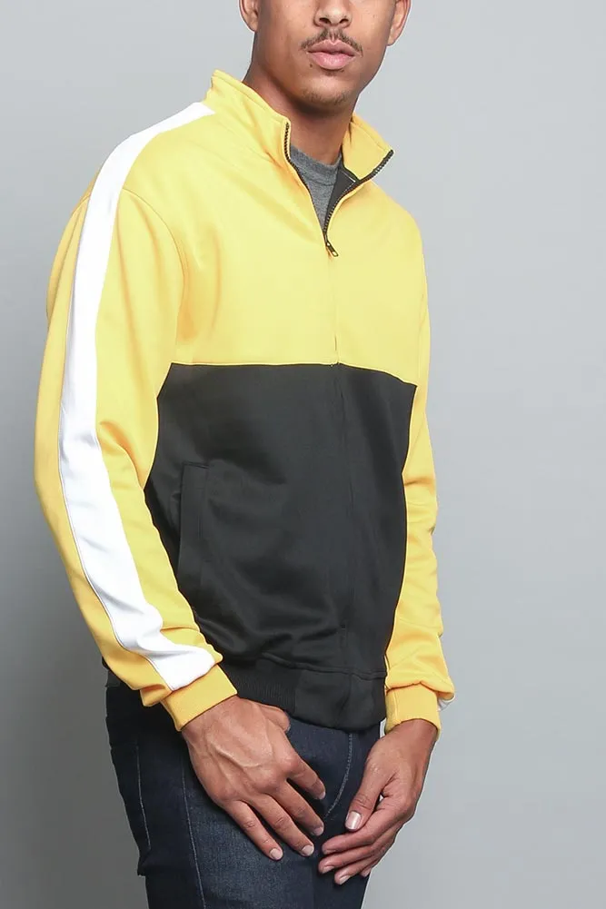 Tri-Colored Track Jacket