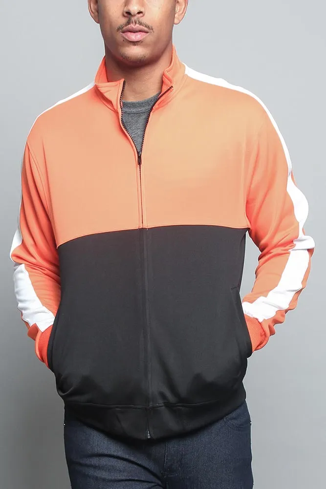 Tri-Colored Track Jacket