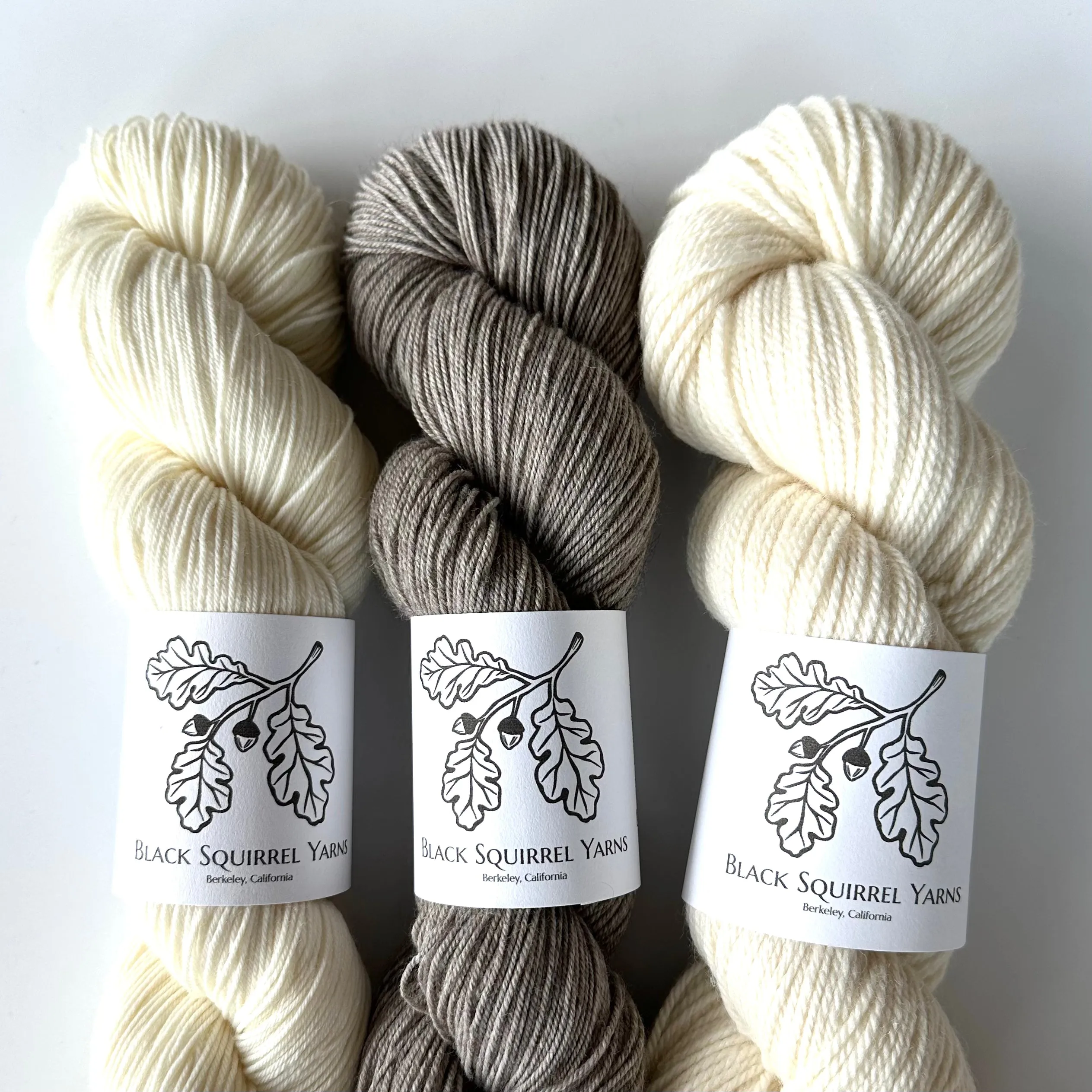 Undyed Non-Superwash Yarns | Black Squirrel Yarns