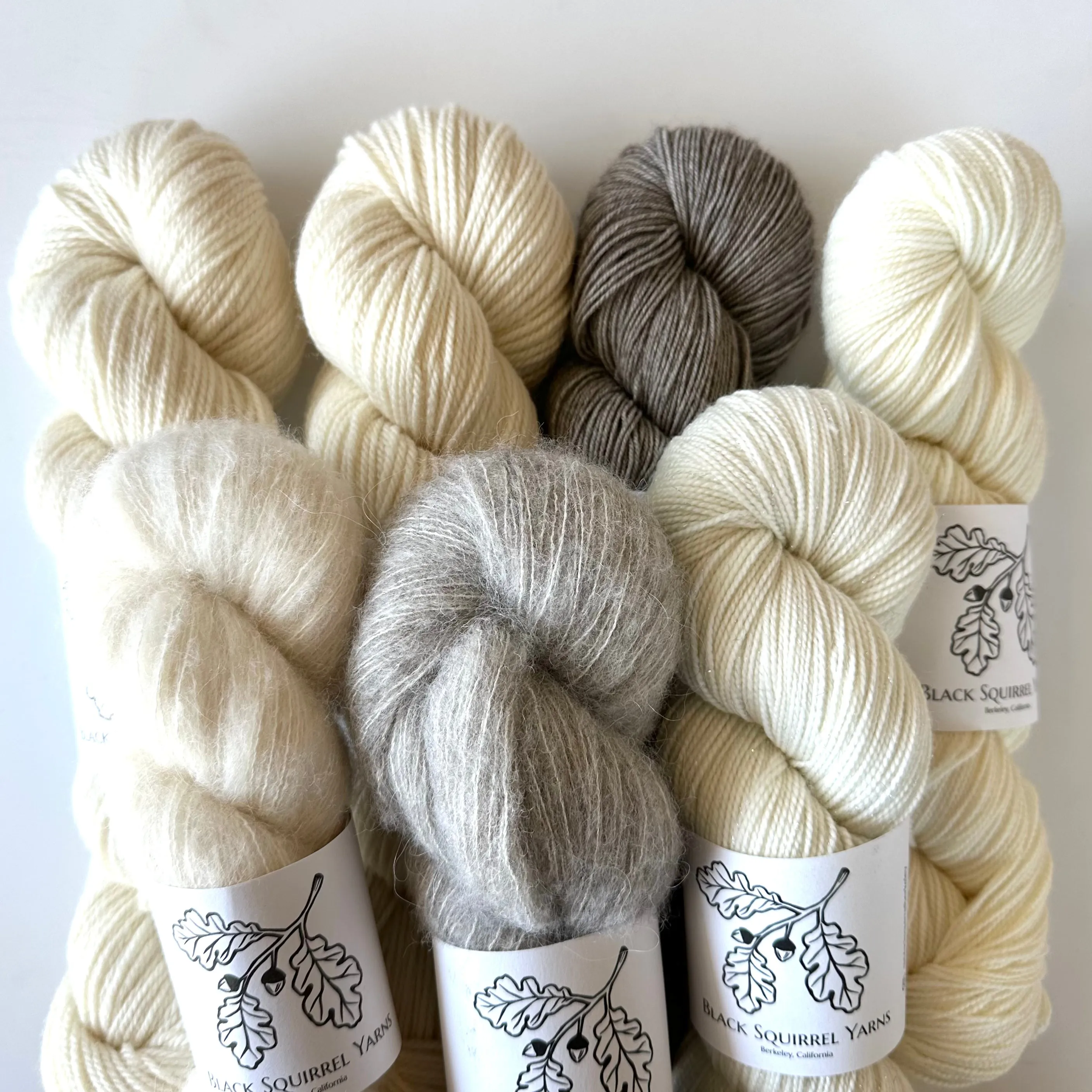 Undyed Non-Superwash Yarns | Black Squirrel Yarns