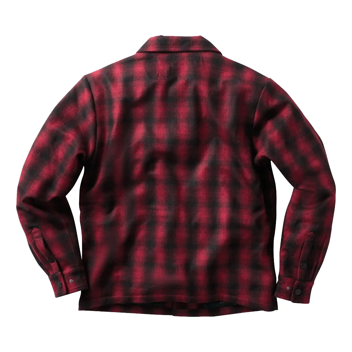 WCC WOOL LINED PLAID JACKET - RED/BLACK